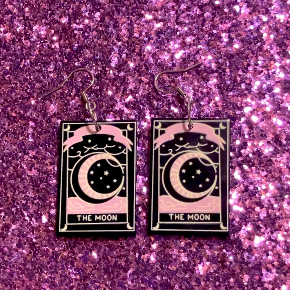 NEW Tarot Earrings l Wheel of Fortune Tarot Card l Rueda de la fortuna l